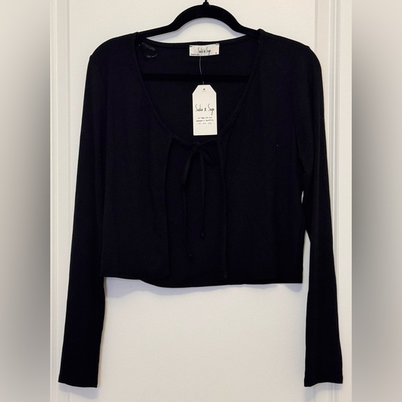 Sadie & Sage Sweaters - Sadie & Sage Black Cardigan Sweater